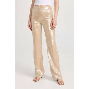 Nili Lotan Gold Sequin Pants